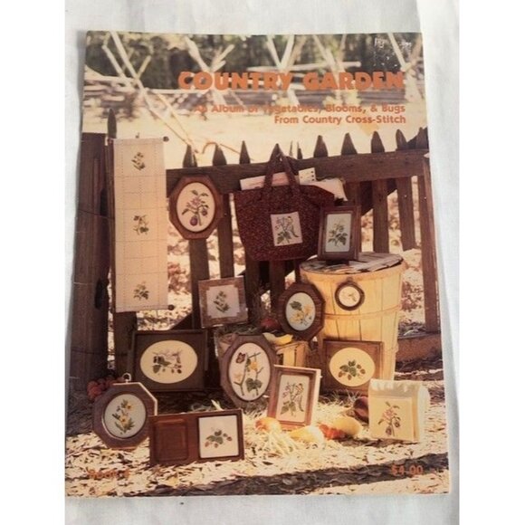 Country Garden Counted Cross Stitch Design book - Picture 1 of 2